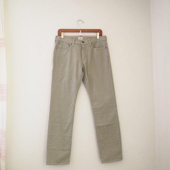 NWT J. Crew 484 Slim-Fit Garment Dyed Green Pant sz W31 L30 - Picture 4 of 8
